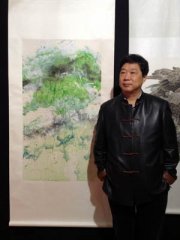 2013年吴月霖“琴绕榻佩鸣廊”作品获得法国美协主办卢浮宫国际展优秀奖