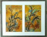 2016年吴月霖作品参加海丝天籁博鳌国际音乐论坛名人画展并被法国前总理，现参议院副议长拉法兰收藏