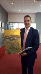 2018年澳大利亚驻法大使布莱丹·柏恩收藏吴月霖作品