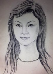 何颖自画像(已被收藏）