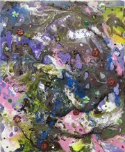 何颖作品《幽梅栩香徊》61.5*50.5丙烯