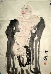 圆霖46*70软片大肚佛2200元
